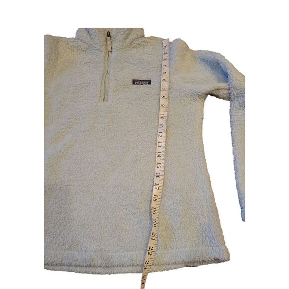 Patagonia Worn Wear Light Mint Blue Pullover Zip Fleece S - Picture 4 of 10